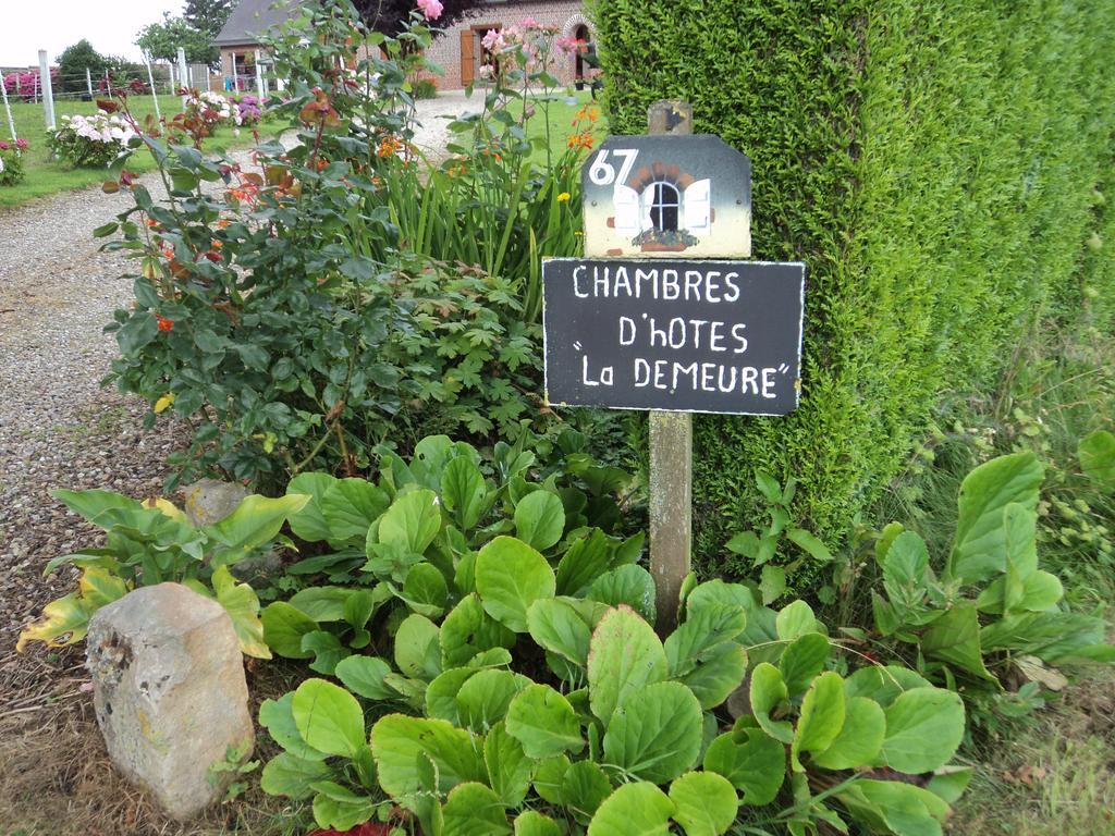 La Demeure Bed and Breakfast Vassonville Exteriör bild